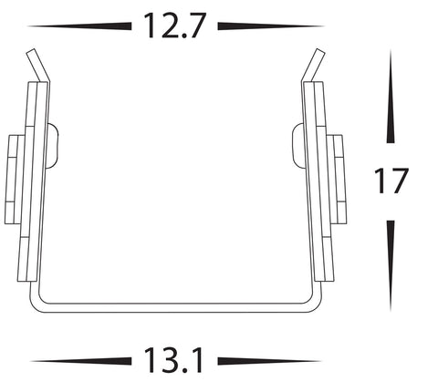 HV9795-ALU-BEND Bendable Channel to Suit HV9795 HaviFlex - Per Metre