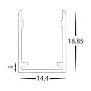 HAVIFLEX 4000K Flexible LED Strip 12mm x 17mm - IP67 / 20 Metre Roll