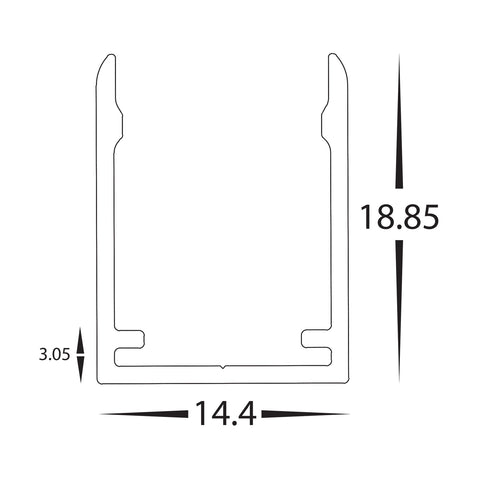 HAVIFLEX 4000K Flexible LED Strip 12mm x 17mm - IP67 / 20 Metre Roll