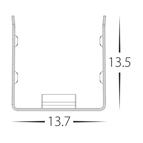 Bendable channel to suit HV9796 HaviFlex Per Metre (2 x 500mm)