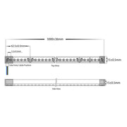 HAVIFLEX RGB + 3000K Flexible LED Strip 15mm x 15mm - IP67 / 20 Metre Roll