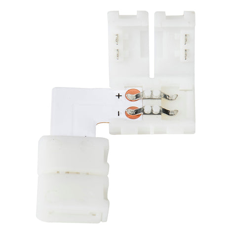 L Shape Connector To Suit 10mm PCB IP20 Single Colour LED Strip