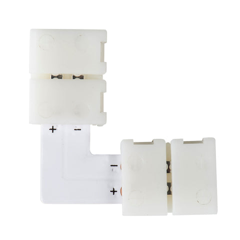 L Shape Connector To Suit 10mm PCB IP20 Single Colour LED Strip
