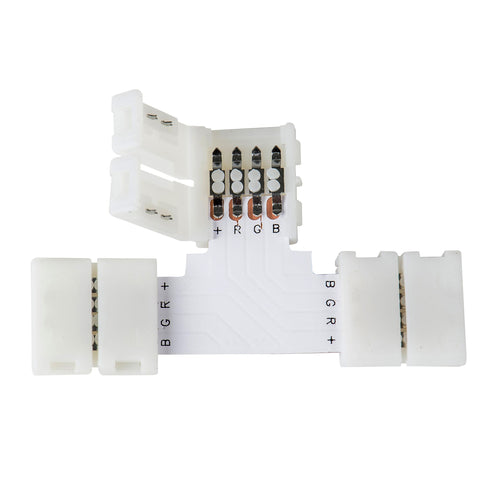 T Shape Connector To Suit 10mm IP20 RGB LED Strip