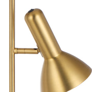 Hyvik 2 Light Brass Floor Lamp