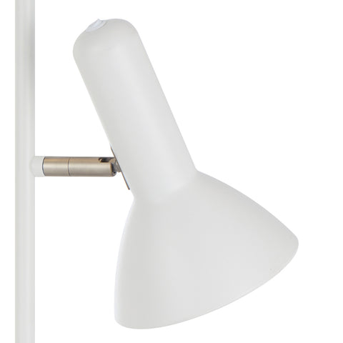 Hyvik 2 Light White Floor Lamp