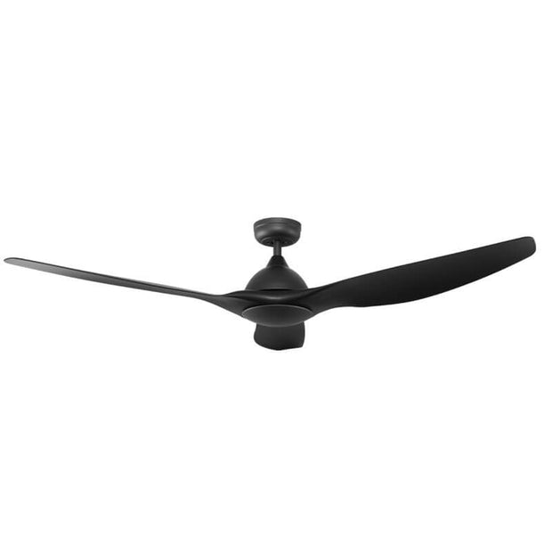 Horizon 2.0 64 DC Ceiling Fan Black with Remote and Wall Control