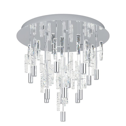Orihuela 15 Light LED CCT Chrome and Glass CTC