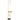 Inez Floor Lamp Black and Antique Gold