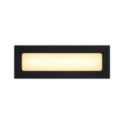 Ingar Opal Recessed Wall Stair Light 6w 3CCT Black IP65