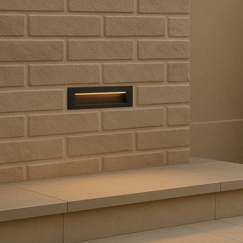 Ingar Antiglare Recessed Wall Stair Light 6w 3CCT Black IP65