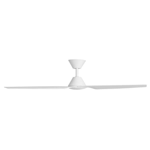 Infinity-ID 54 DC Ceiling Fan White with Remote and Wall Control