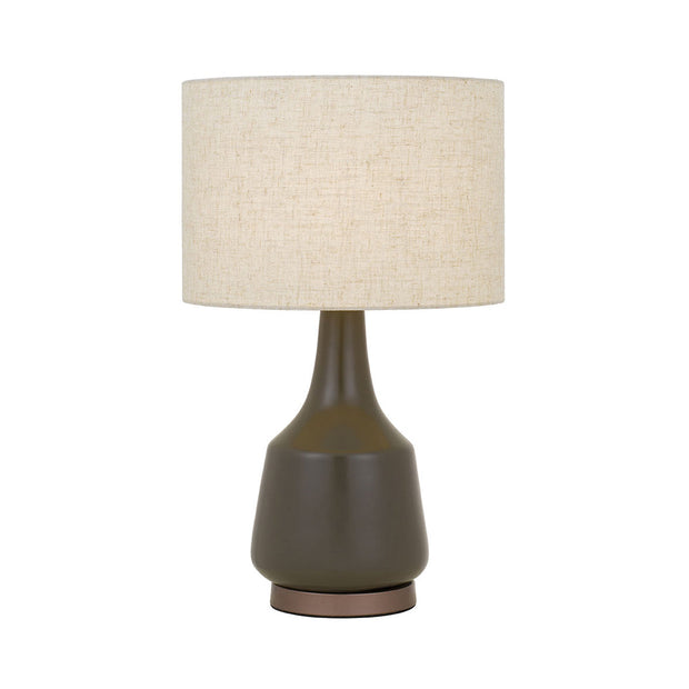 Jacin Table Lamp Olive and Oat