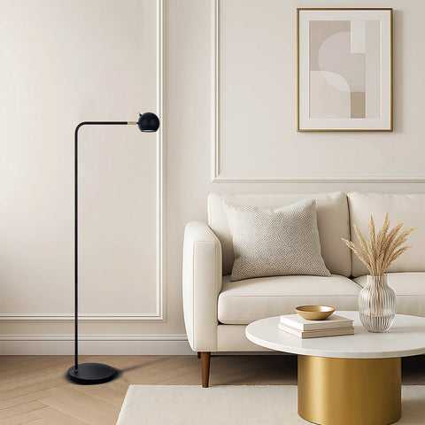 Jeremy GU10 Floor Lamp Black Sand