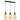 Jerez 3 x E27 Flat Top Ellipse Bar Pendant Amber and Bronze