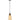 Jerez E27 Flat Top Ellipse Pendant Amber and Bronze