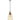 Jerez E27 Flat Top Ellipse Pendant Amber and Bronze