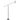 Jibara Floor Lamp Black with Brass