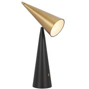 Jibara Table Lamp Black with Brass