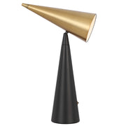 Jibara Table Lamp Black with Brass