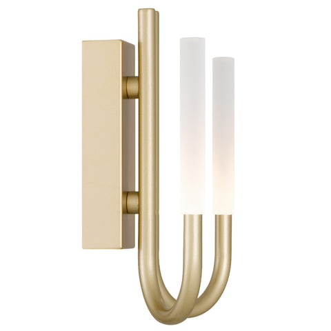 Joshua 2 Light Gold Wall Light