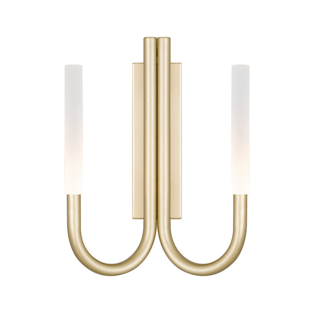 Joshua 2 Light Gold Wall Light