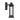 JOVARO 24 12w LED 3000K Black Sand and Water Glass IP43 Exterior Wall Light
