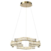 Jura 50w CCT Dim LED 1 Tier Pendant Gold with Remote