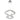 Jura 100w CCT Dim LED 2 Tier Pendant Chrome with Remote
