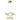 Jura 100w CCT Dim LED 2 Tier Pendant Gold with Remote