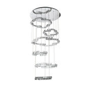 Jura 360w CCT Dim LED 6 Tier Pendant Chrome with Remote