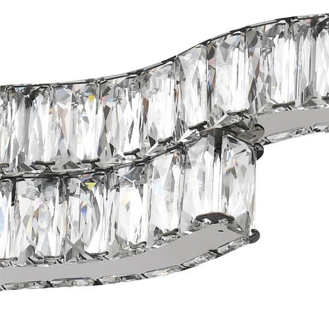 Jura 50w CCT Dim LED 1 Tier Pendant Chrome with Remote