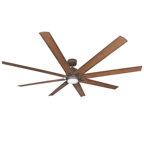 Kensington DC 72 Oil-Rubbed Bronze Ceiling Fan with Koa Blades and CCT LED