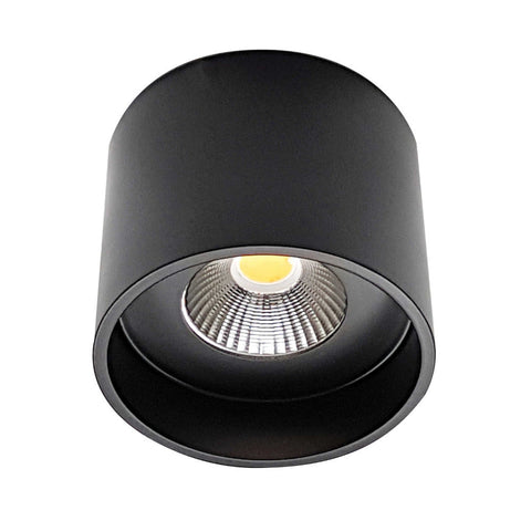 KEON 20w LED 5000K Dimmable Black Surfaced Mounted Downlight