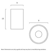 KEON 10w LED 5000K Dimmable White Surfaced Mounted Downlight