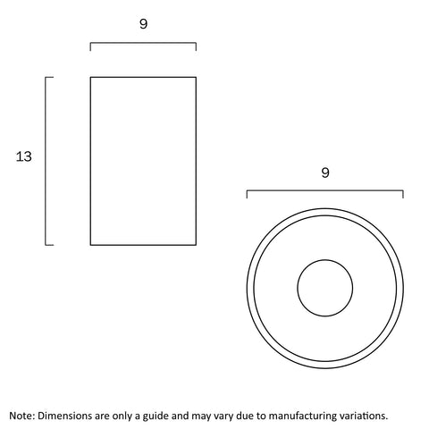 KEON 10w LED 5000K Dimmable White Surfaced Mounted Downlight