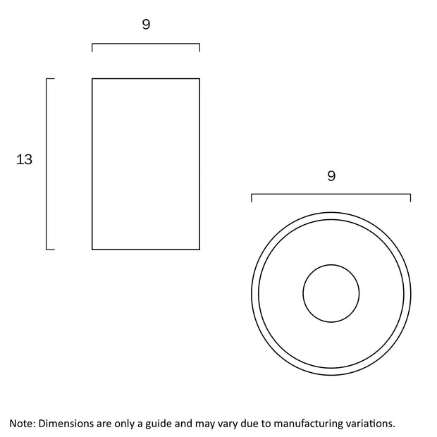 KEON 10w LED 5000K Dimmable White Surfaced Mounted Downlight