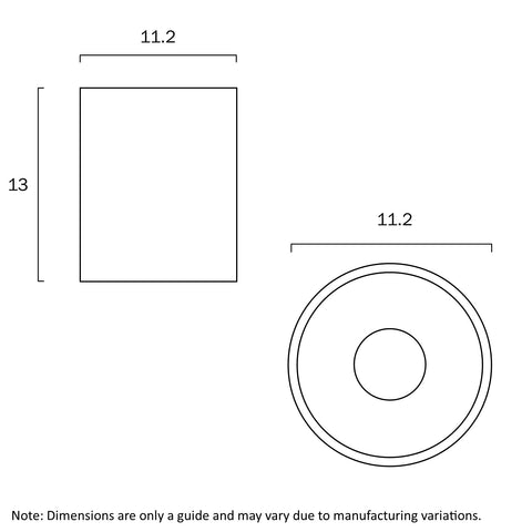 KEON 20w LED 5000K Dimmable White Surfaced Mounted Downlight