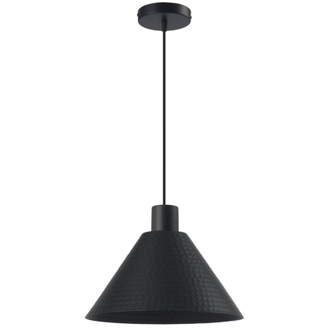 Kestra 32cm Pendant Black Satin