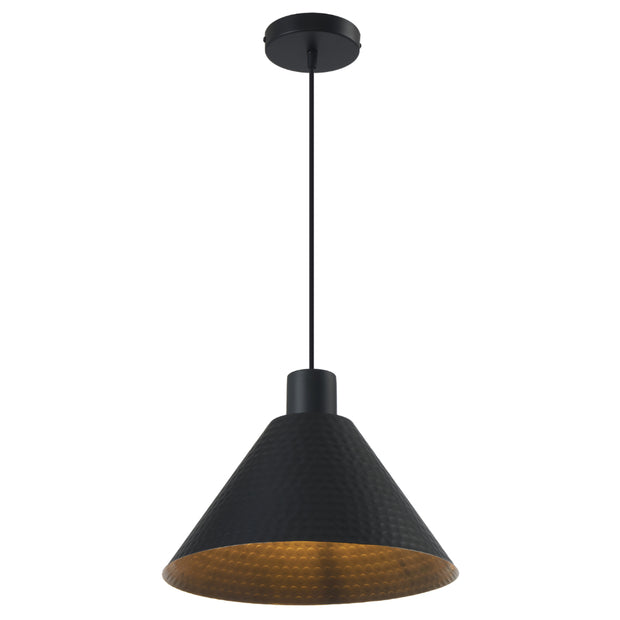 Kestra 32cm Pendant Black Satin