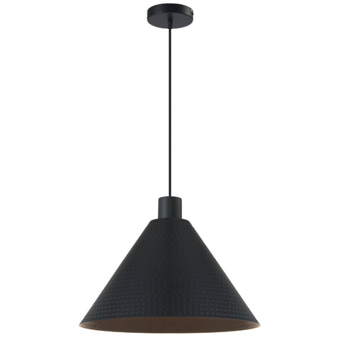 Kestra 43cm Pendant Black Satin