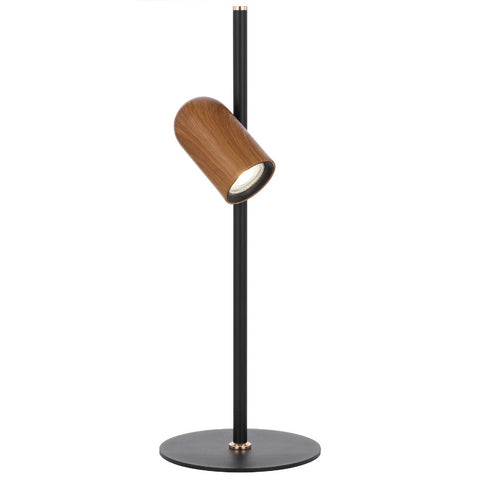 Kindle Black and Wood Table Lamp