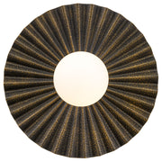 KINSO Antique Gold with Opal Ball 35cm G9 Wall Light
