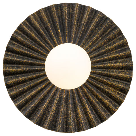KINSO Antique Gold with Opal Ball 35cm G9 Wall Light