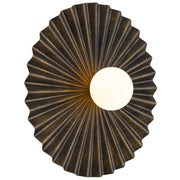 KINSO Antique Gold with Opal Ball 50cm G9 Wall Light