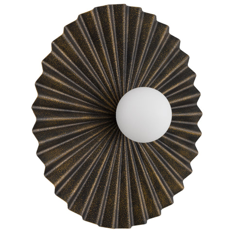 KINSO Antique Gold with Opal Ball 50cm G9 Wall Light