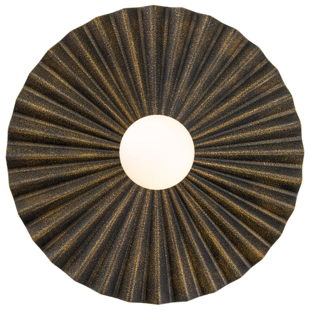 KINSO Antique Gold with Opal Ball 50cm G9 Wall Light
