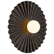 KINSO Antique Copper with Opal Ball 50cm G9 Wall Light