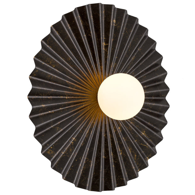 KINSO Antique Copper with Opal Ball 50cm G9 Wall Light