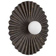 KINSO Antique Copper with Opal Ball 50cm G9 Wall Light
